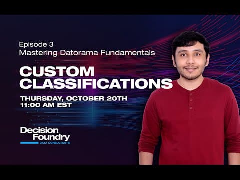 Mastering Datorama Episode Three: Custom Classifications