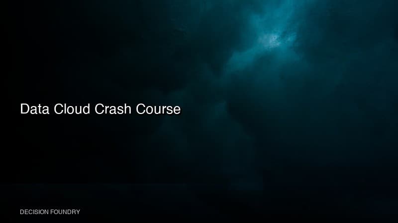 Data Cloud Crash Course