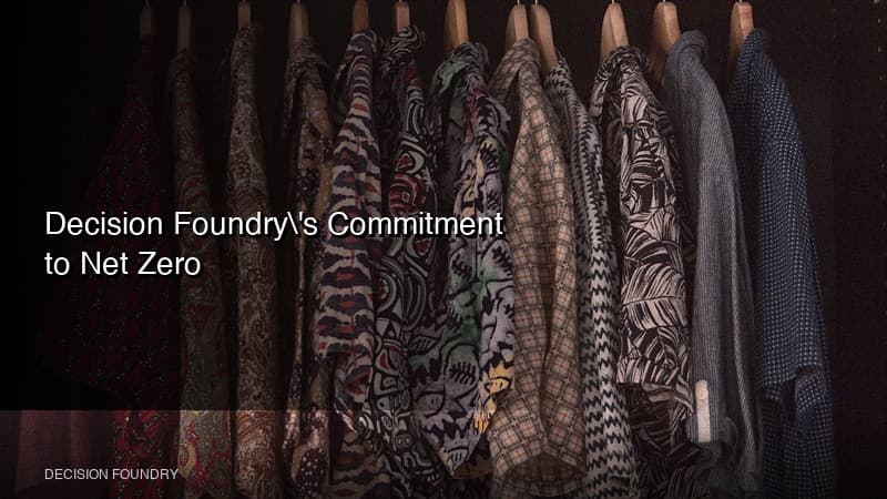 Decision Foundry's Commitment to Net Zero