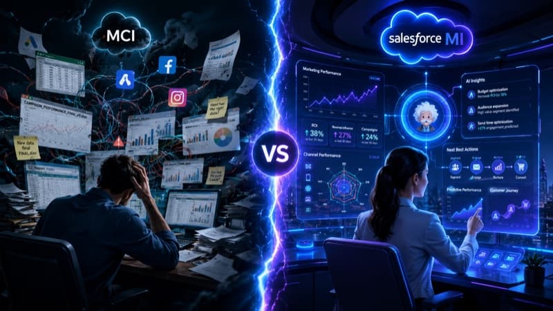 Marketing Intelligence Showdown: Salesforce MI vs Marketing Cloud Intelligence (MCI)