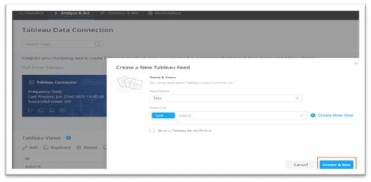 Tableau Data Connection