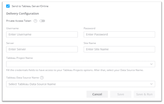 Tableau Server Online