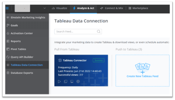 Tableau Data Connection