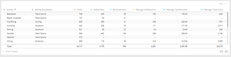 Custom Classification Activity & Brand