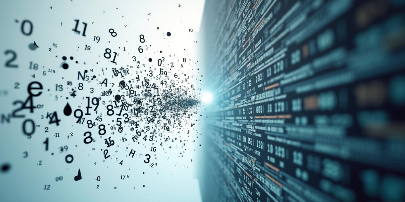 Illustration of dirty data vs clean data