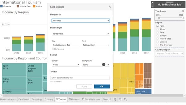 Tableau Desktop Navigation