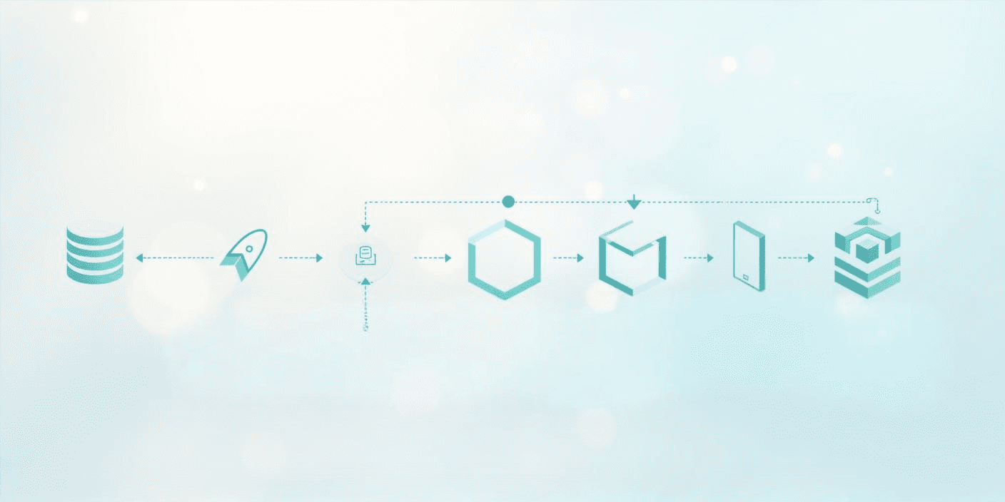 Data flowing through a pipeline