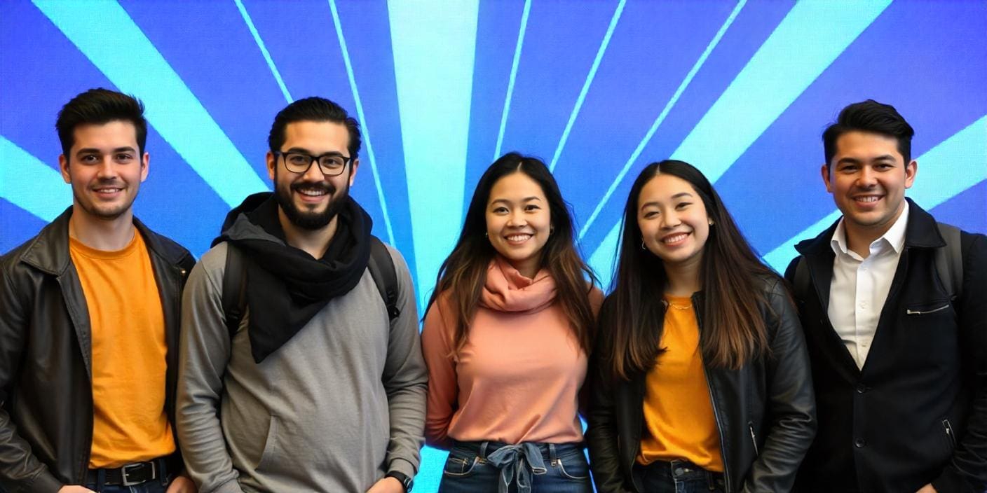 Illustration of diverse people experiencing CX.