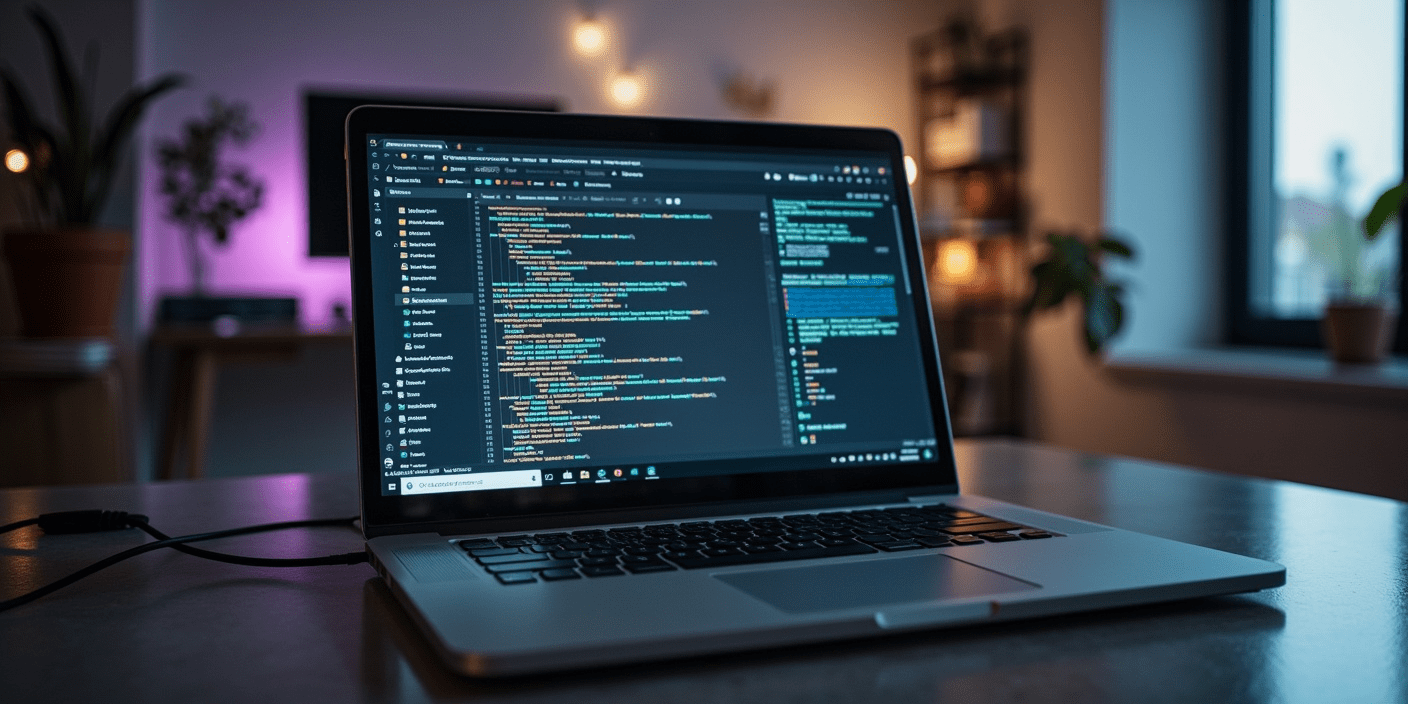 A computer in an office highlighting the CRM experience