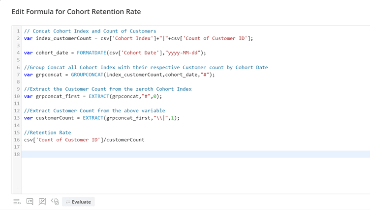 Cohort Retention Rate