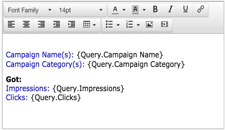 datorama querying tool for custom visuals