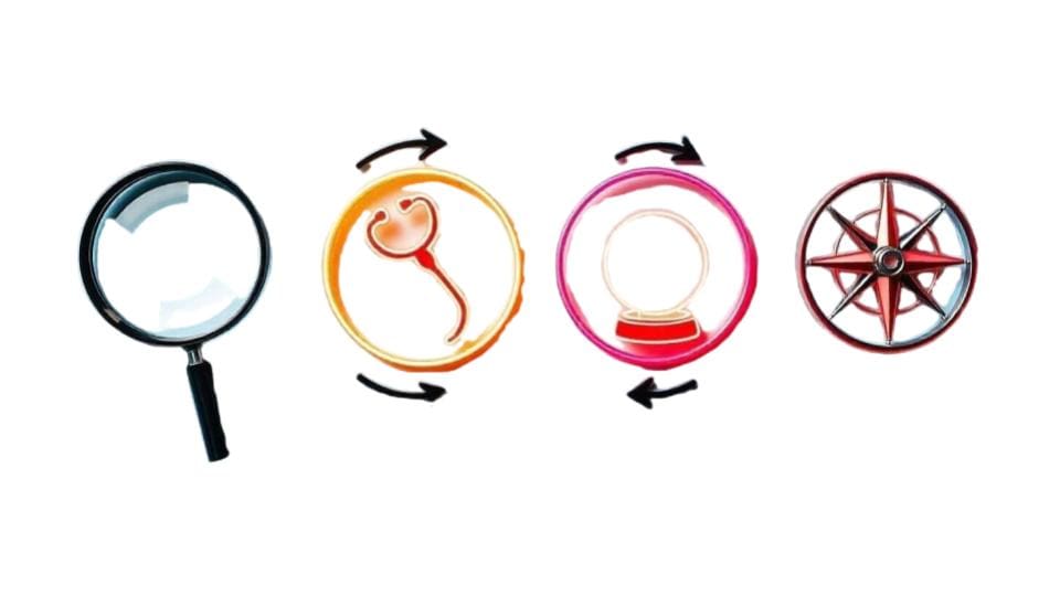 four components of data analysis visualized