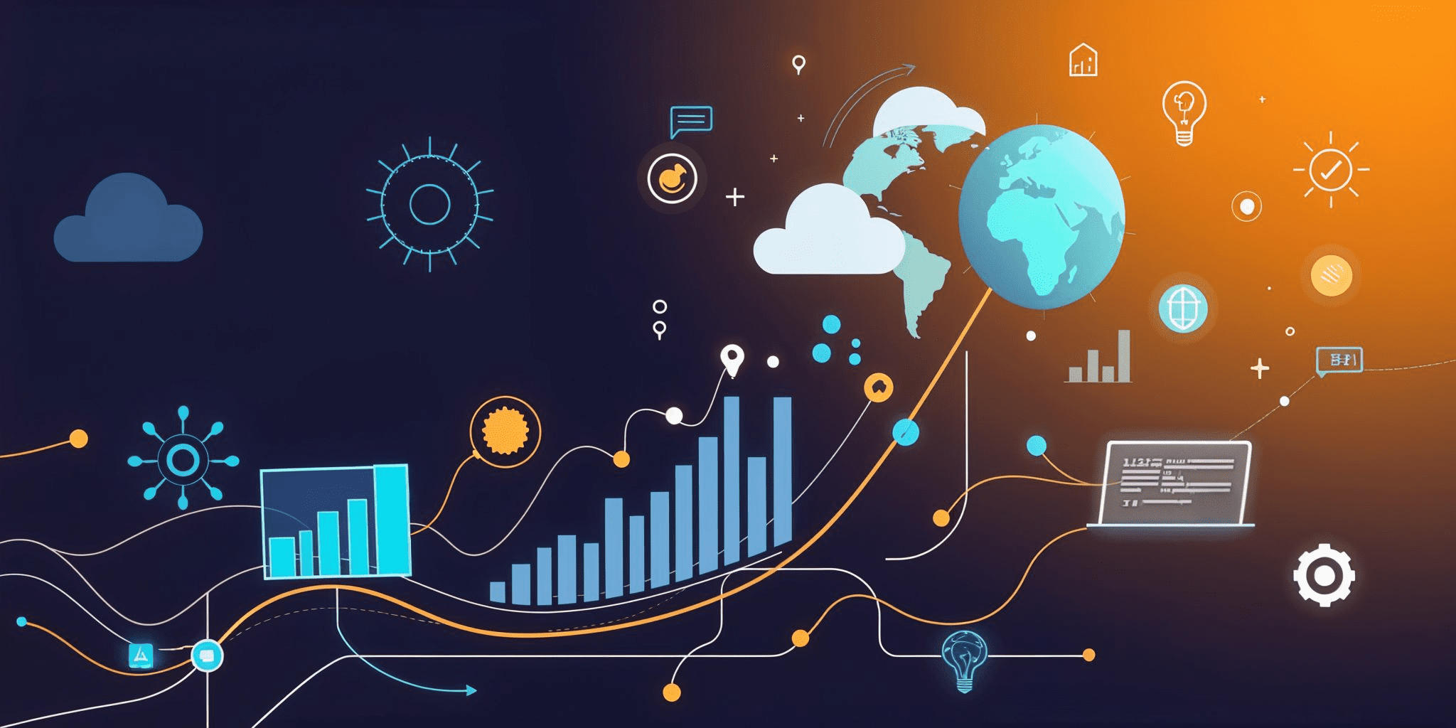 Visual representation of the emerging trends in big data