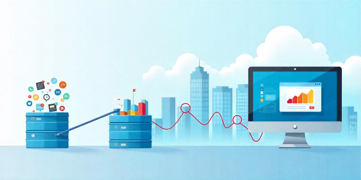 Illustration of business intelligence trends